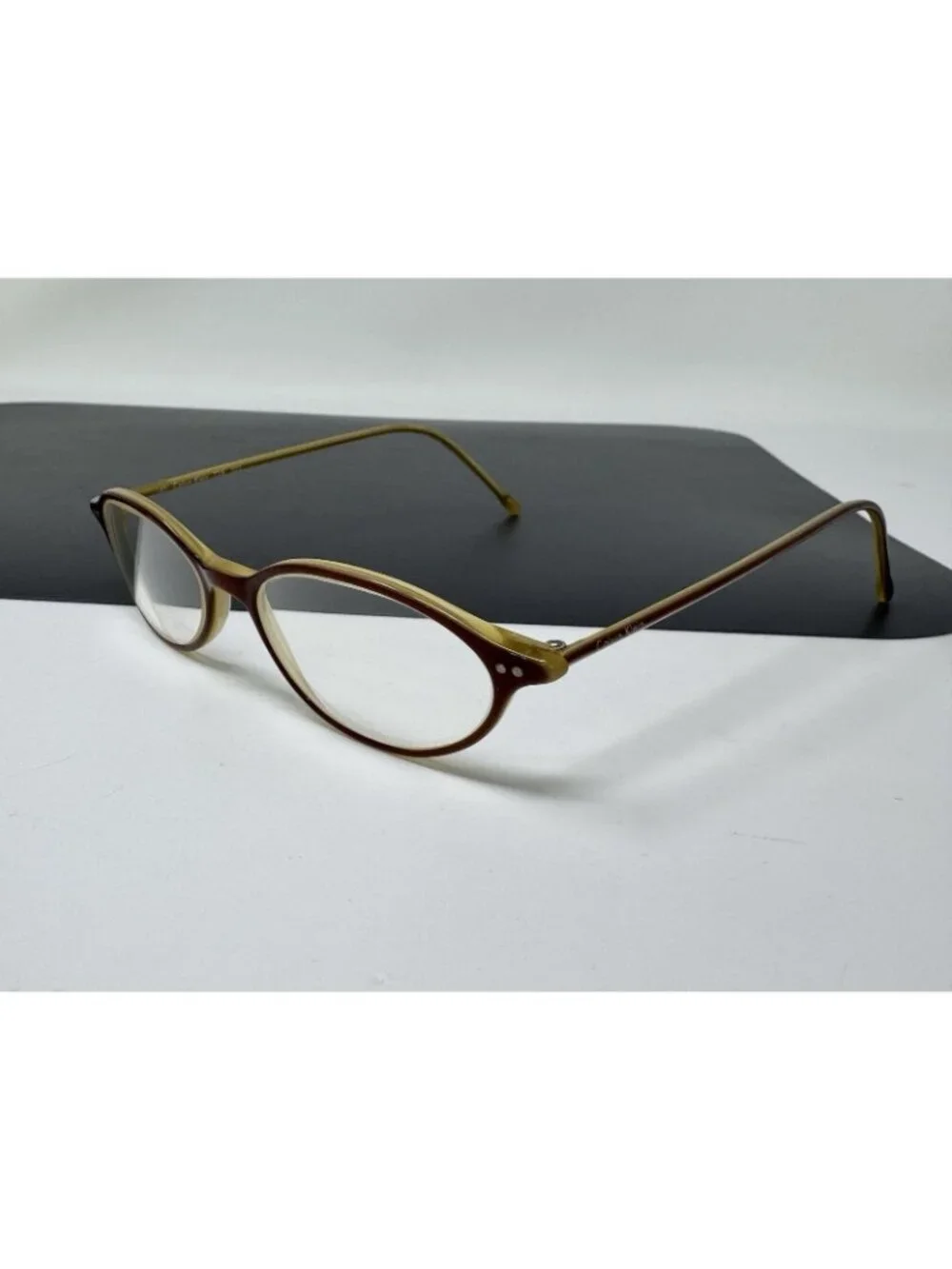 CALVIN KLEIN 728 022 OVAL RIM EYEGLASSES FRAMES ITALY 48 -16 140